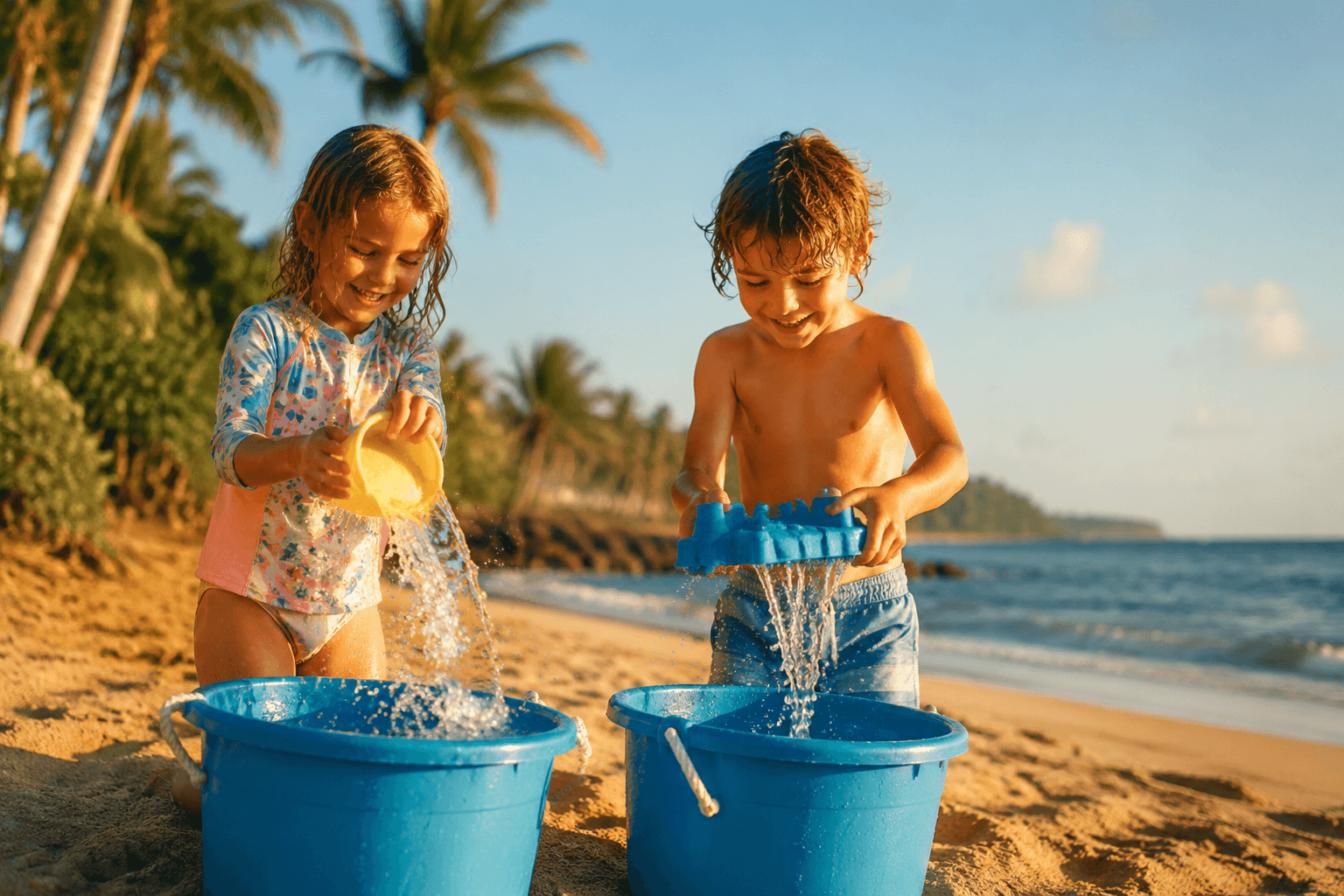 Coastal outdoor rinse lifestyle