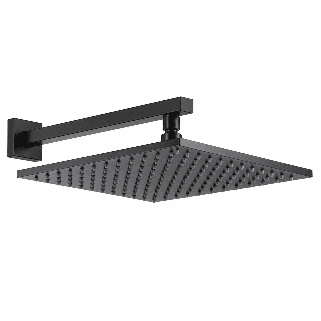 Wall-mount outdoor shower head on a white background